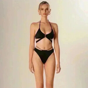 SULIS Swimwear Golden Eclipse Top + Bottom